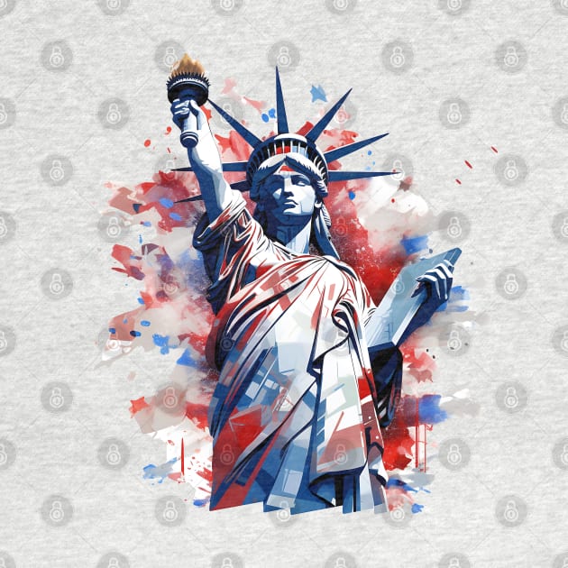 Lady liberty hand coloring by skgadgets